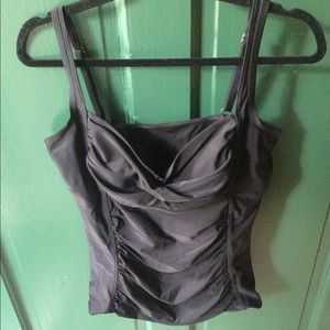 Black Merona Tankini Top